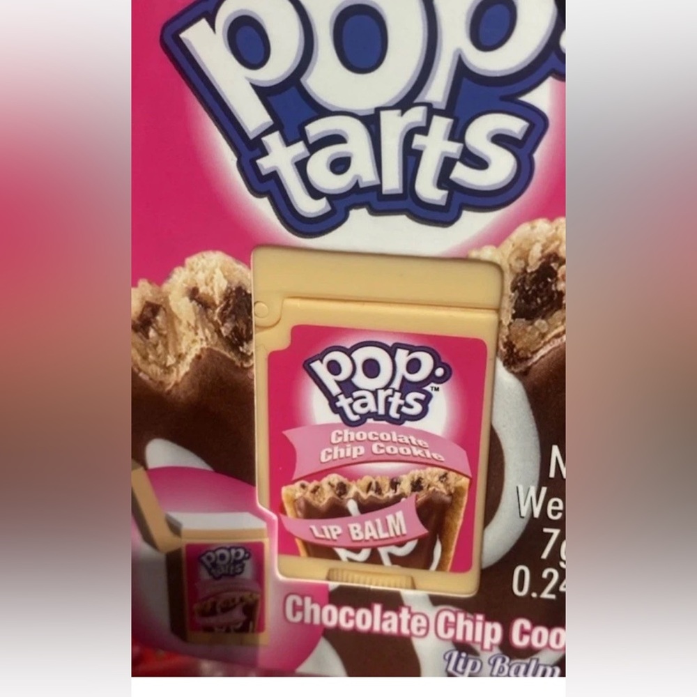 Pop Tarts Chocolate Chip Cookie Lip Balm .24 Oz Sealed!!!